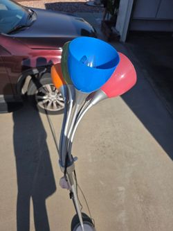 Multi color shades lamp
