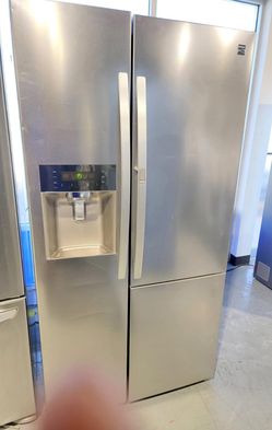 Kenmore Side By Side Stainless Steel Refrigerator Fridge
