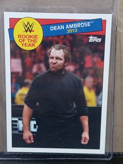 2015 Topps WWE 2012 Dean Ambrose Rookie Of The Year Card 