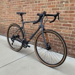 NEW 2022 54CM FUJI JARI 2.5 SATIN MATTE IRON 16 SPEED ADVENTURE GRAVEL ROAD BIKE