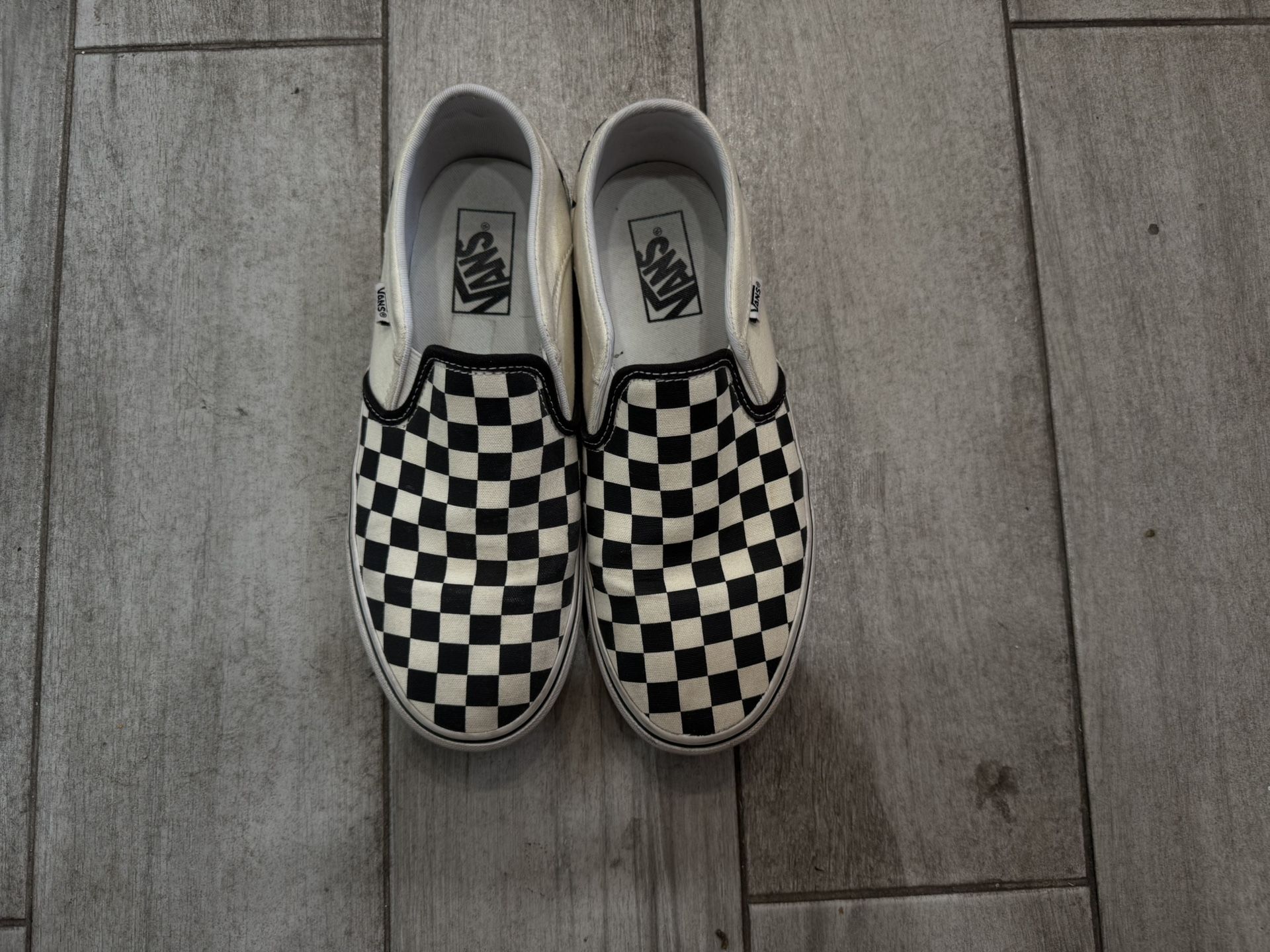 Checkered Vans