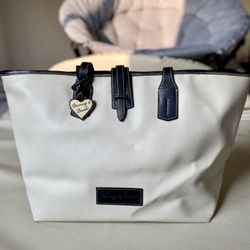 Dooney & Bourke Large White Leather Tote