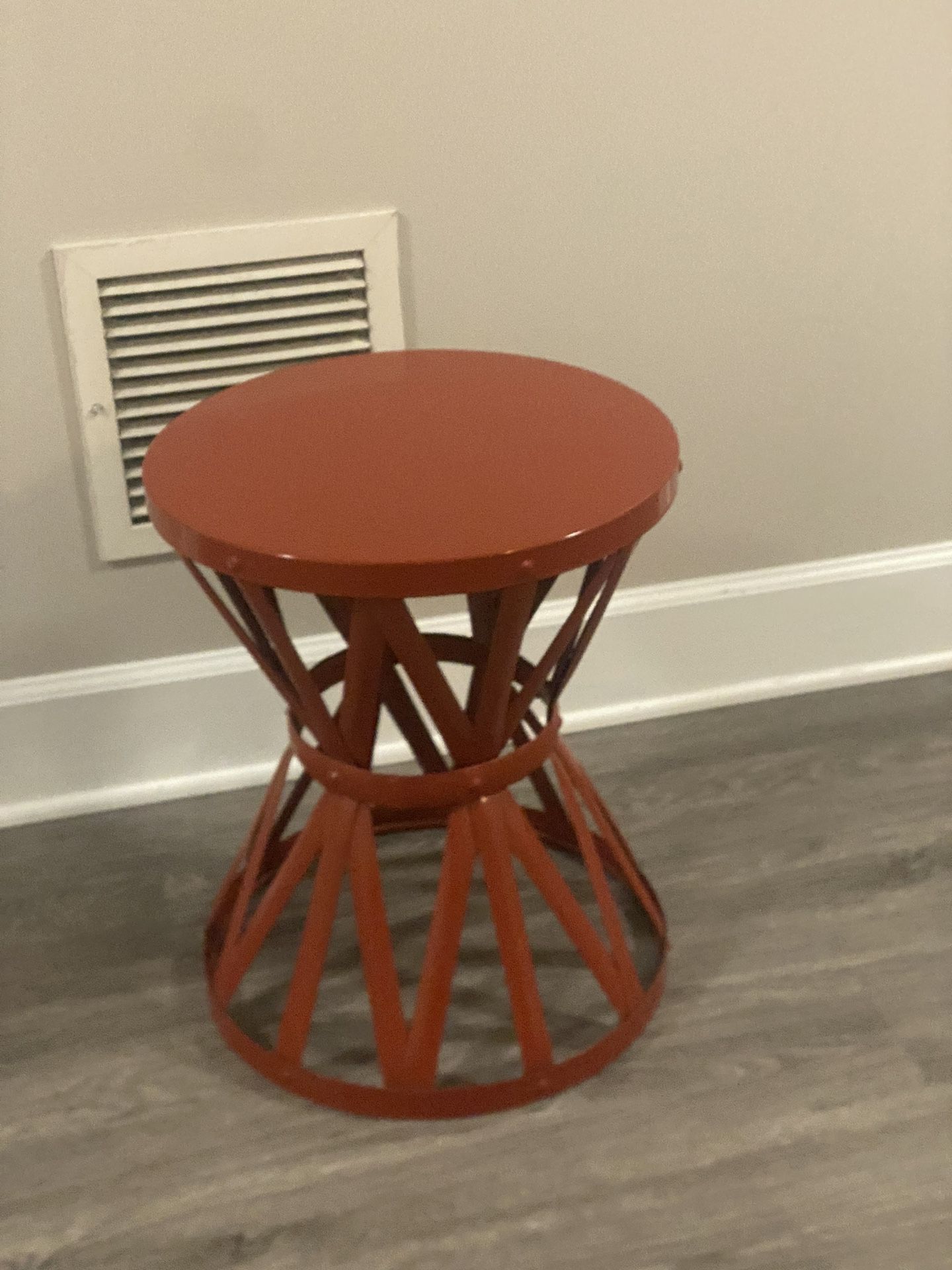Red/Orange Side Table