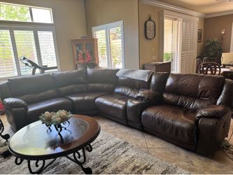 Leather Sectional