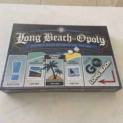 Long Beach Opoly Monopoly Board Game SEALED BRAND NEW 