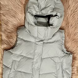 HALARA PUFFED VEST WITH HOODIE JACKET WOMENS