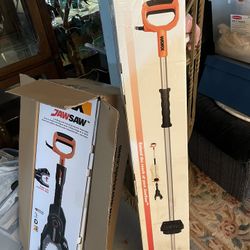 Worx WG307 Corded 5 Amp JawSaw Electric Chainsaw