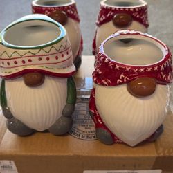 Pottery barn Xmas Mugs 