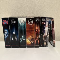 24 TV Series Seasons 1-6 (DVD), 8 & 9 (Blu-ray), Redemption (DVD)