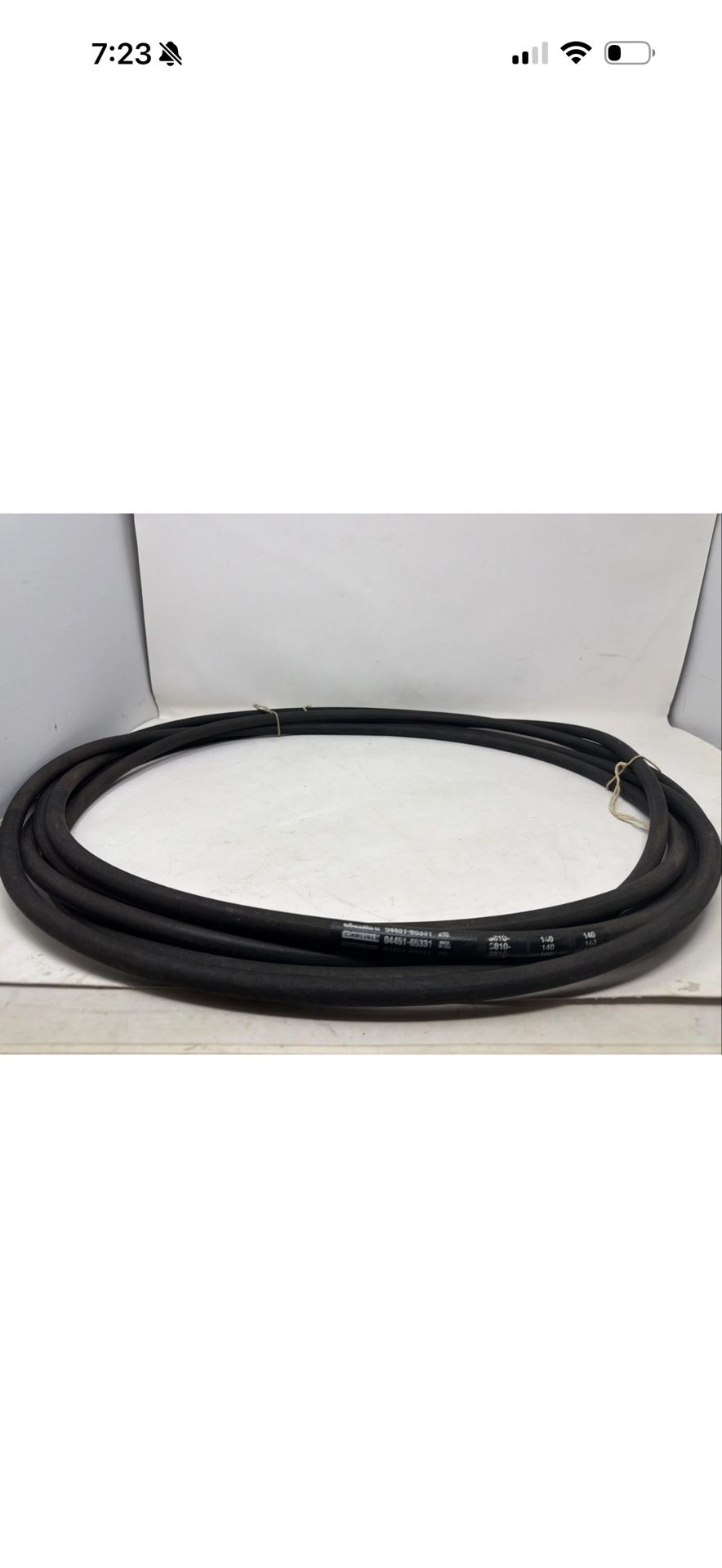 Carlisle 04(contact info removed)1 Round Endless Belt 3810-140