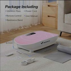 MERACH Vibration Plate Exercise Machine, Vibration Plate with Real-Time Calorie Tracking on LED Display, Vibrating Plate Exercise Machine for Women Me