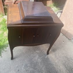 Furniture Antique Vitrola 