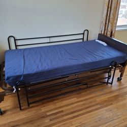 Hospital Adjustable Semi Electric Bed+ Includes  Mattress 