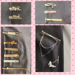 13 Item Vintage Men's Jewelry Lot