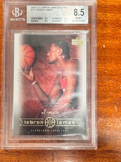 LeBron James Draft rookie card