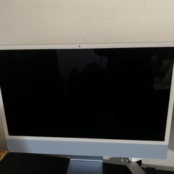 Blue iMac M1 