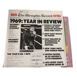 Elvis Presley original '1969: Year In Review " record.