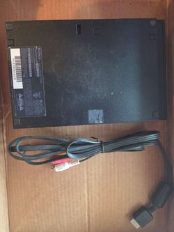 PS2 Console and AV cable only