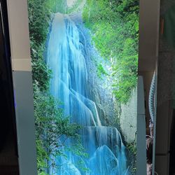 waterfall  sound wall hanging picture