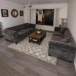 MOVING SALE - LOVESEAT & COUCH