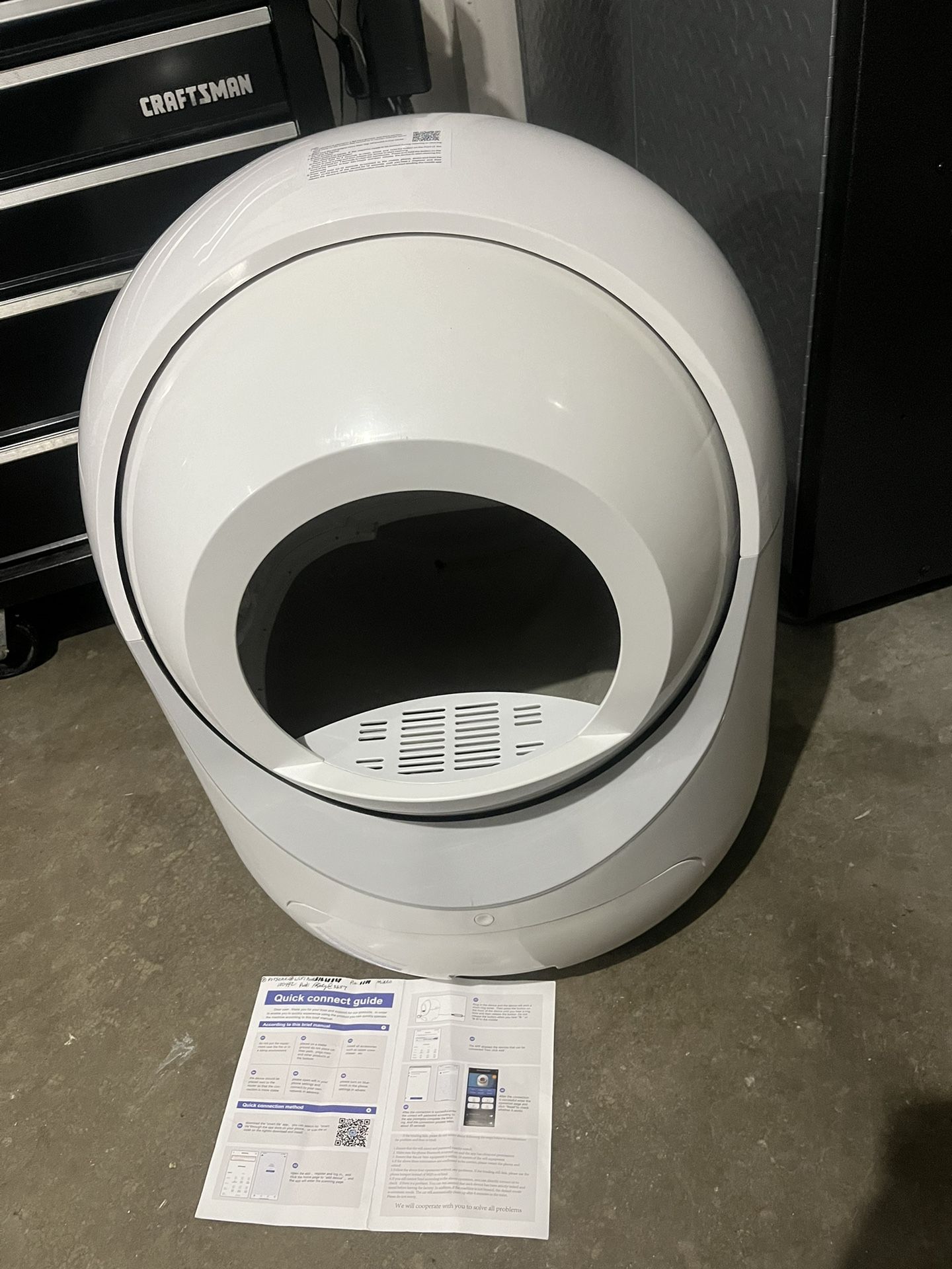 Smart Automatic Cat Litter Box, Self Cleaning