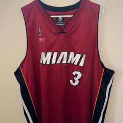miami heat jersey wade size 2XL