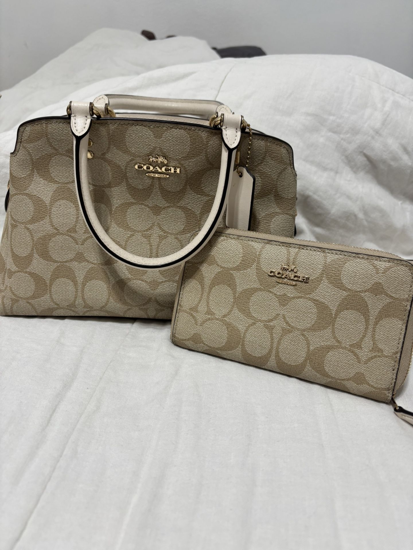 Coach Lillie Carryall Purse And Wallet