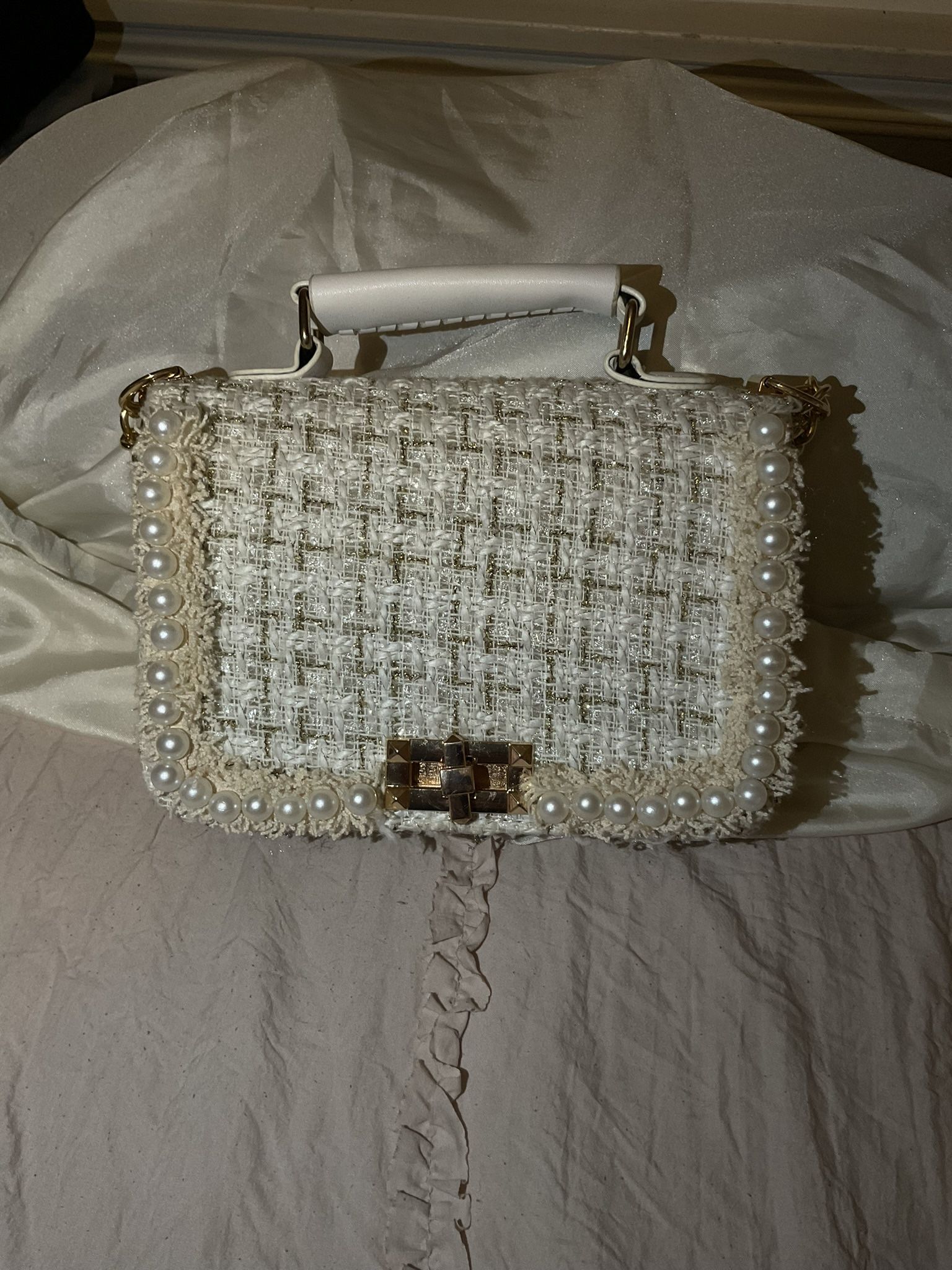Tweed Crossbody Bag