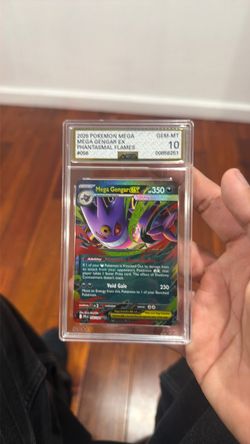 Mega Gengar EX Phantasmal Flames AGS GEM-MT 10
