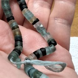 Ancient Roman Glass Heishi Beads 