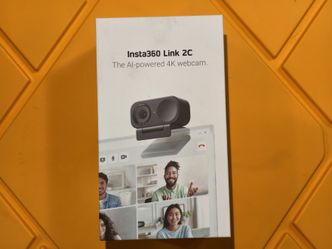 Insta360 Link 2C 4K AI Webcam Box Mount Cable
