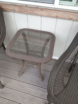 Heavy duty nice 3 piece wicker set