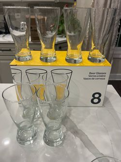 37 Pieces Crate & Barrel Bar Drink Glassware