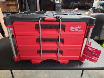 Milwaukee Packout 22" 3 Drawer Modular Box with Metal Corners Brand New