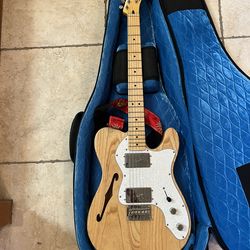 Squier Classic Vibe Thinline Telecaster (Mint) w/ Reunion Blues Hardshell Case (Brand New)