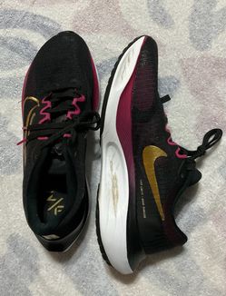 Nike Running Sneakers Black Pink Gold