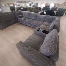 Modern Brand New Sectional Couch Gray , 2026