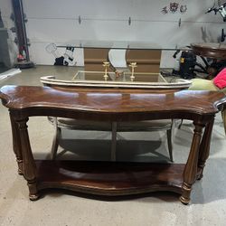 Wood Console Table 