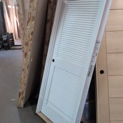 30" Louver Door Unit Prehung Brand New 