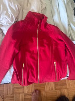 Size 2 red lulu track jacket