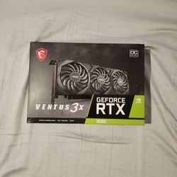 MSI GEFORCE RTX 3060 Ventus 3X OC Edition -12GB GDDR6 