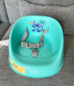 Disney Stitch Bright Starts My Spot Booster Seat 6M-3Y NEW