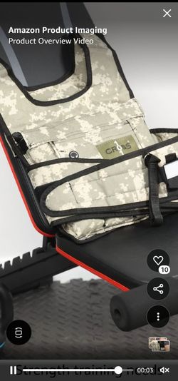 20LBS Adjustable Weighted Vest