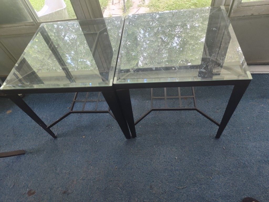 Glass End Tables