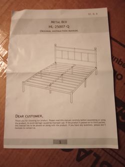 Queen size bed frame