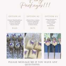 Party Package Special!!! / Dessert Box 🍓 🧁 🍫