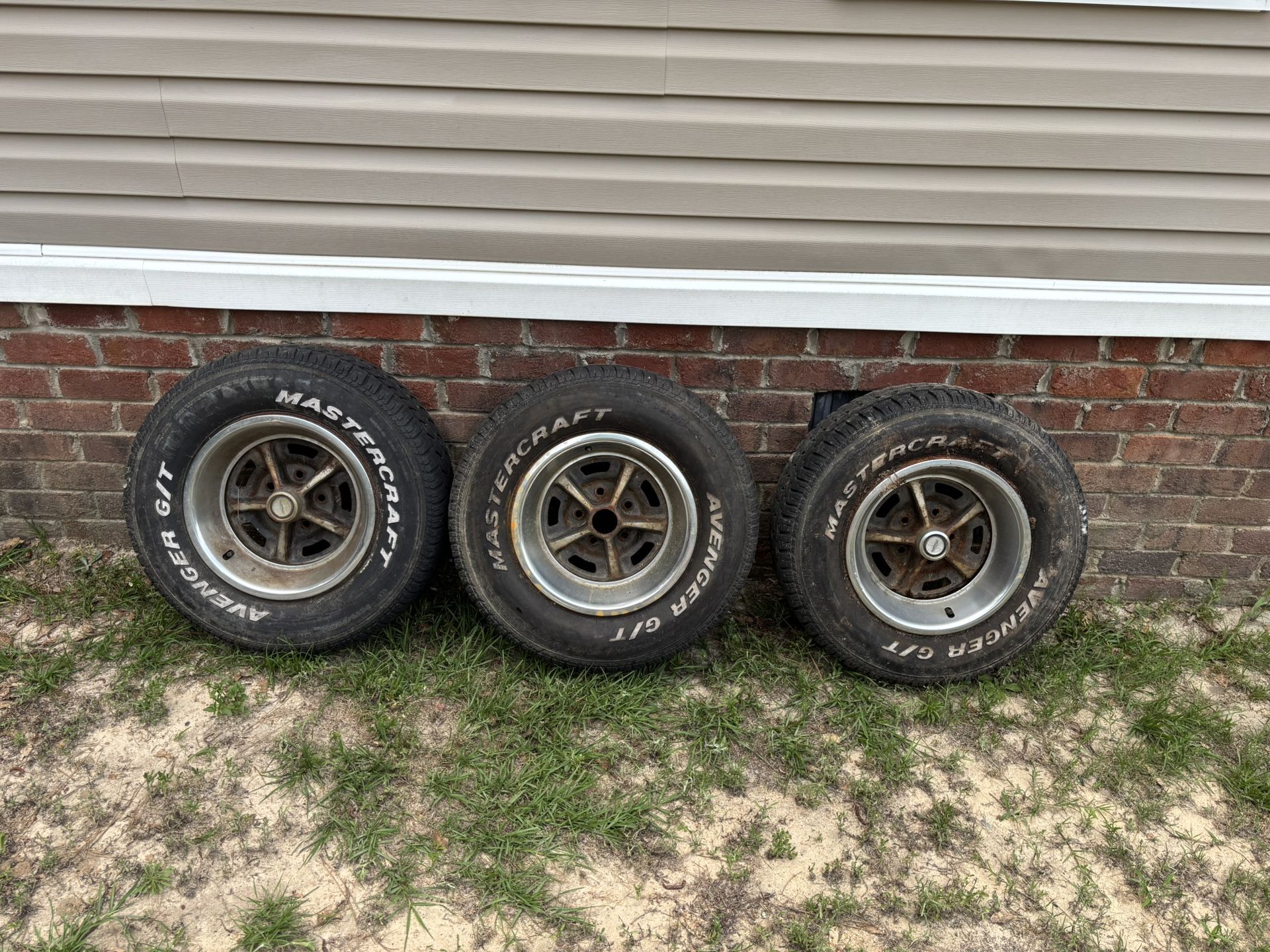 (3) 5 Lug Wheels With Good Tires