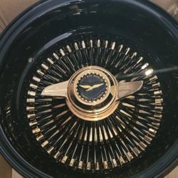 13x7 Gold/black Powder Coated  100 Spokes 