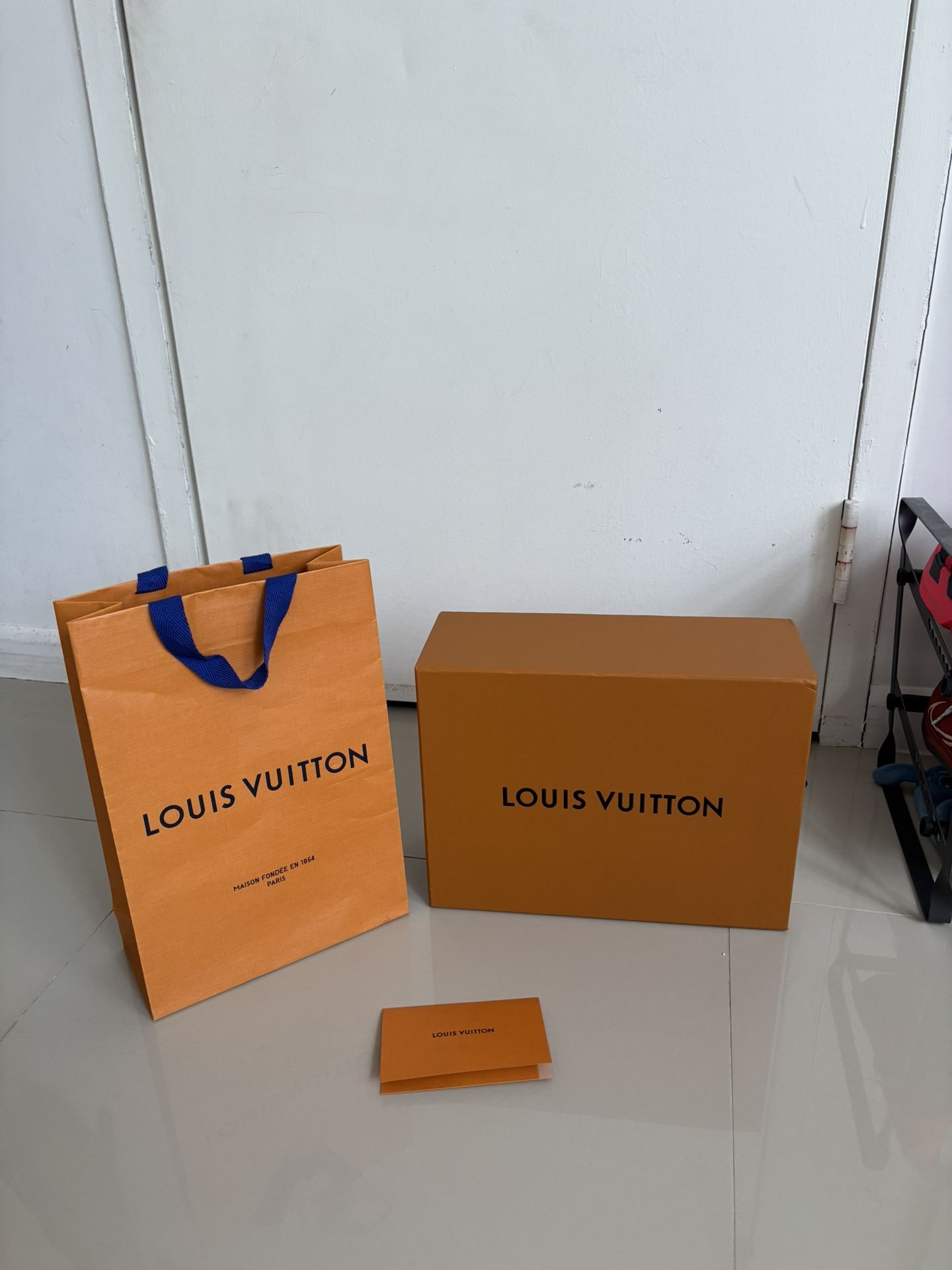 AUTHENTIC Louis Vuitton Shoe Box & Gift Bag