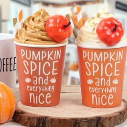 Fall Decor 🤎 Faux Foam Cups! $5ea